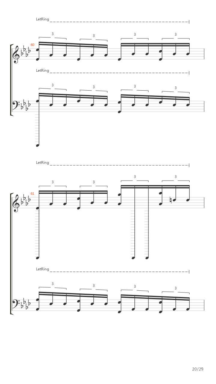 Sonata Pathetique - 2Nd Movement吉他谱