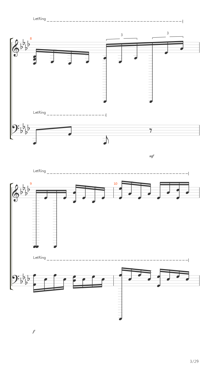 Sonata Pathetique - 2Nd Movement吉他谱