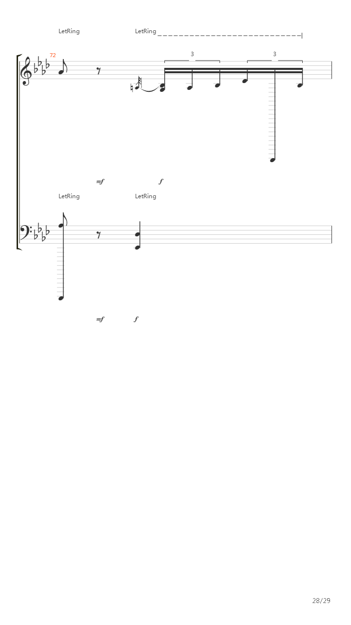 Sonata Pathetique - 2Nd Movement吉他谱