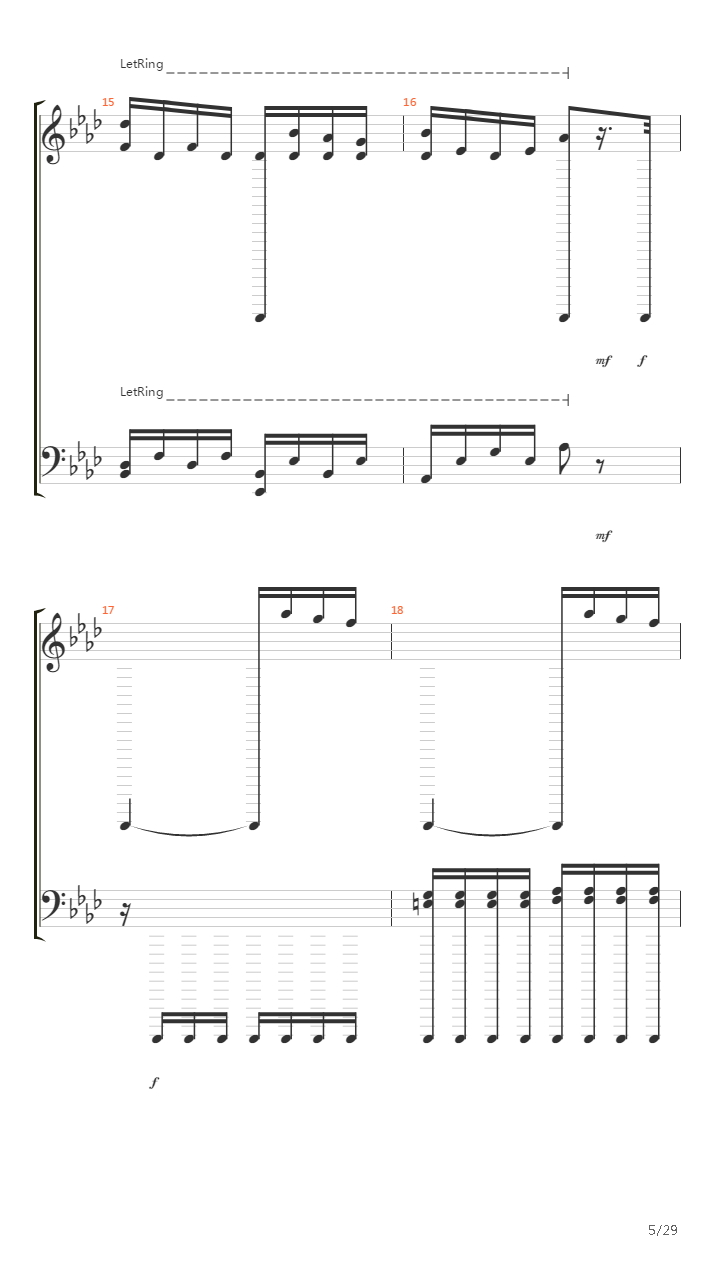 Sonata Pathetique - 2Nd Movement吉他谱