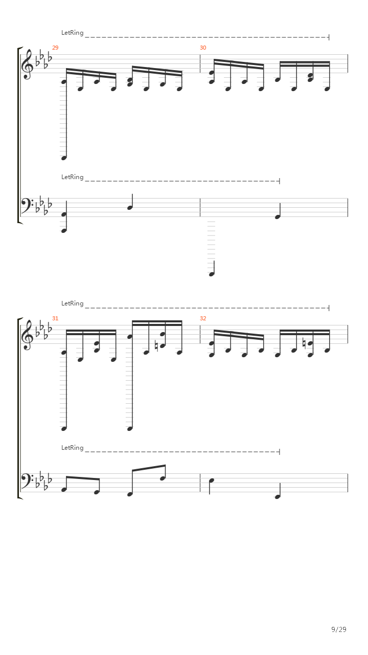 Sonata Pathetique - 2Nd Movement吉他谱