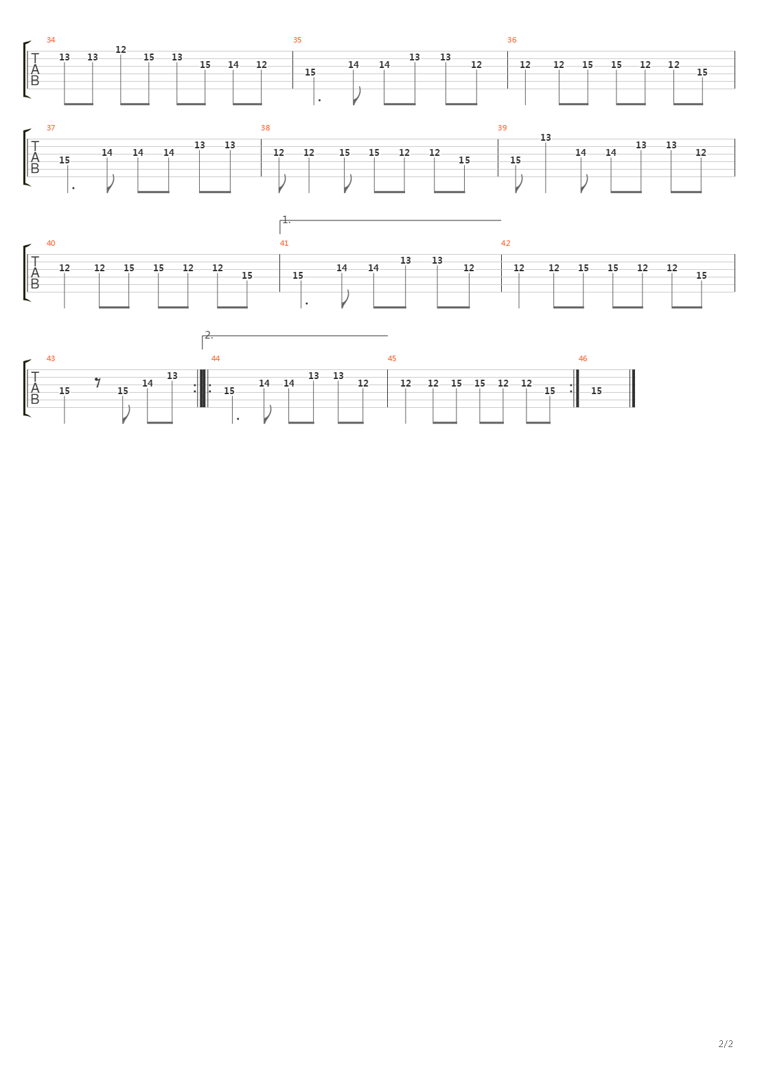 Cintura Fina吉他谱