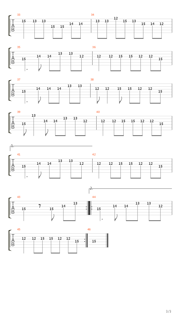 Cintura Fina吉他谱