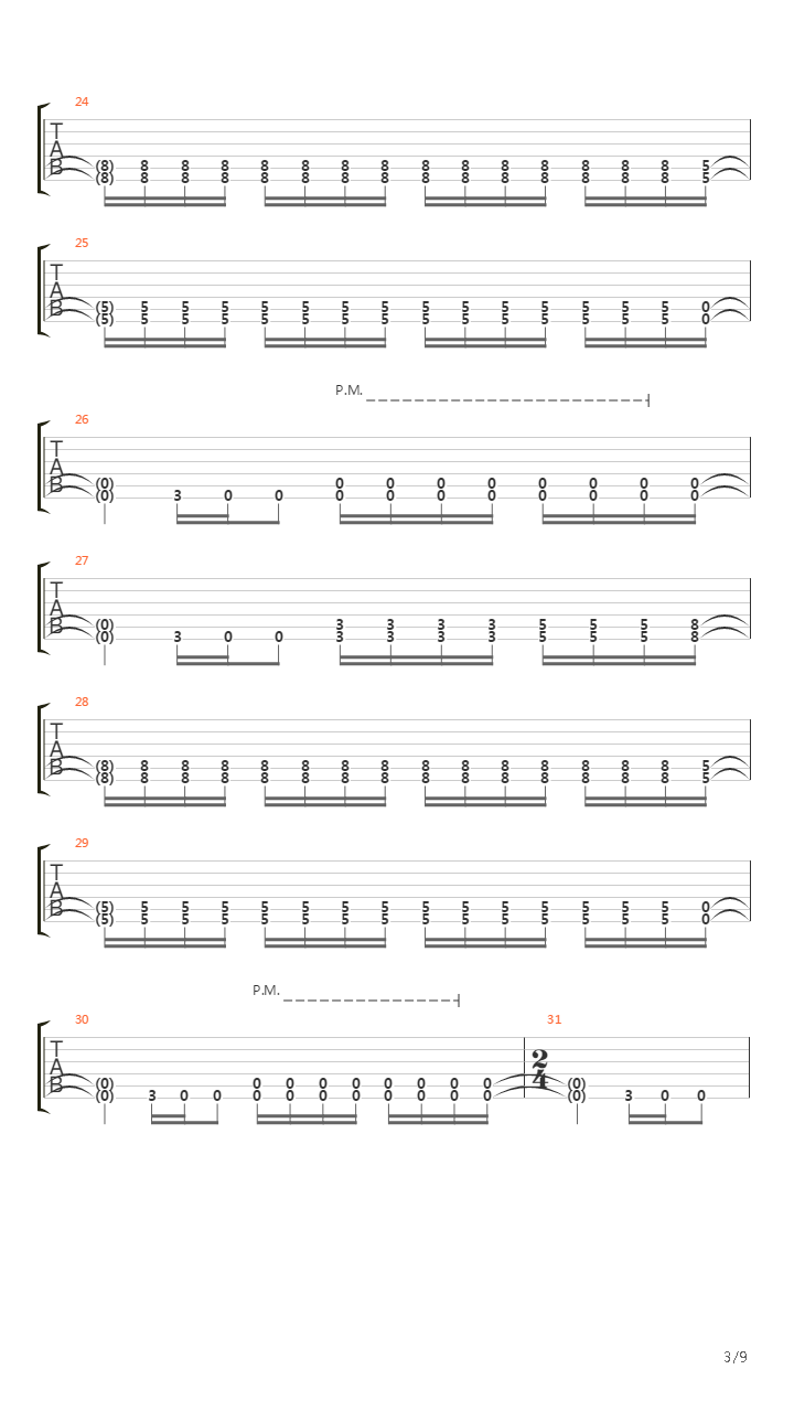 Common Threads吉他谱