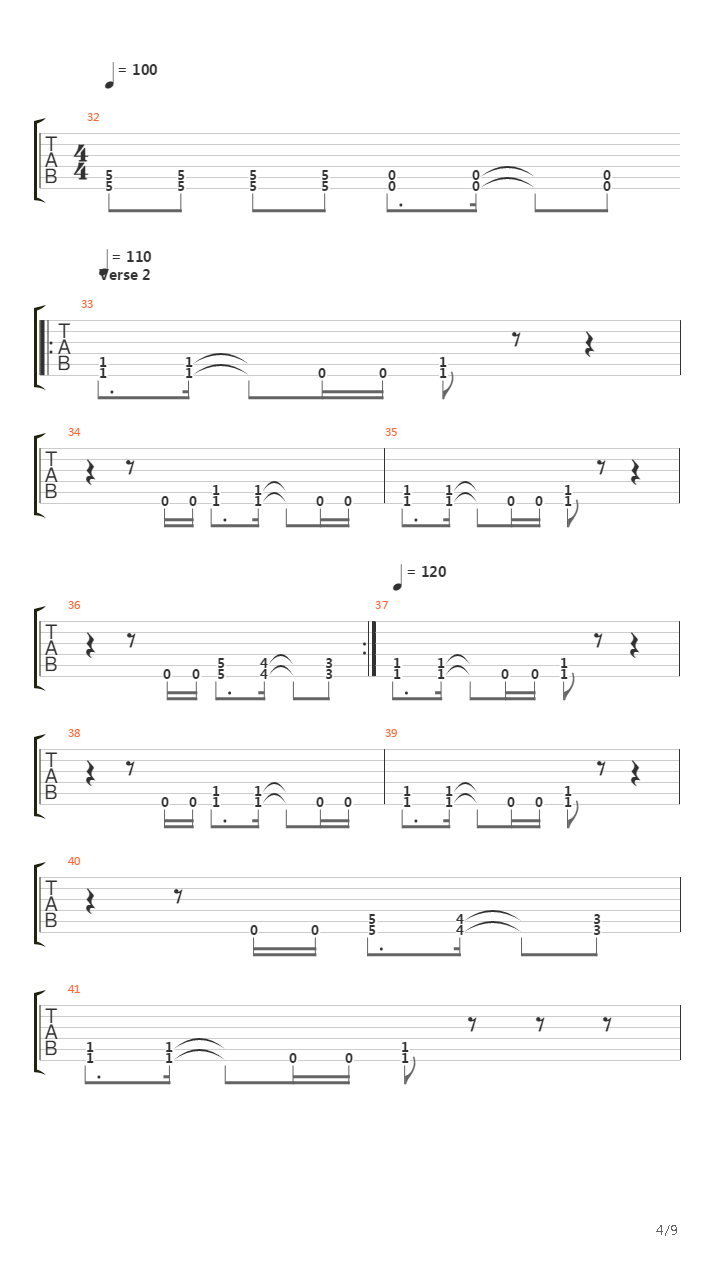 Common Threads吉他谱