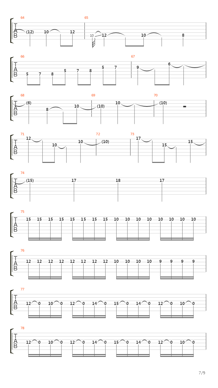 Common Threads吉他谱