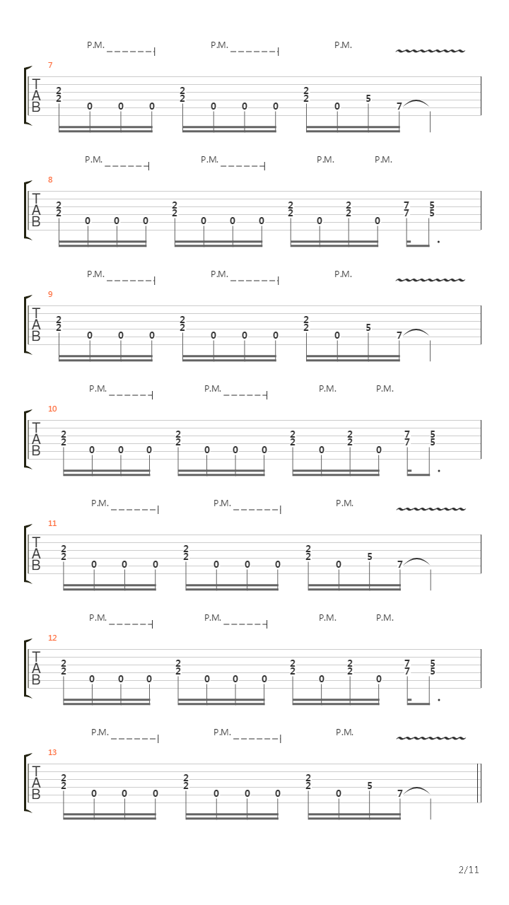 Stage Free吉他谱