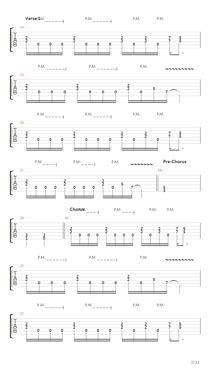 Stage Free吉他谱