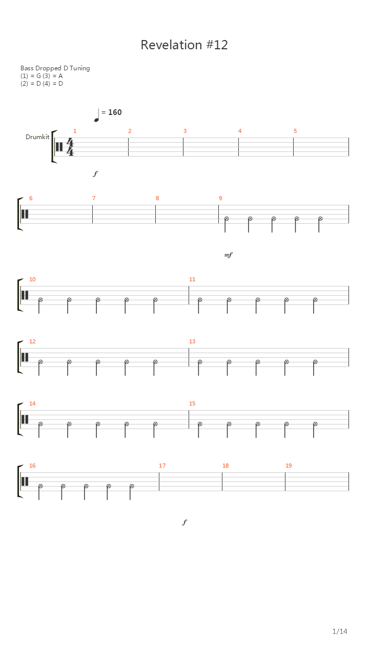 Revelation 12吉他谱