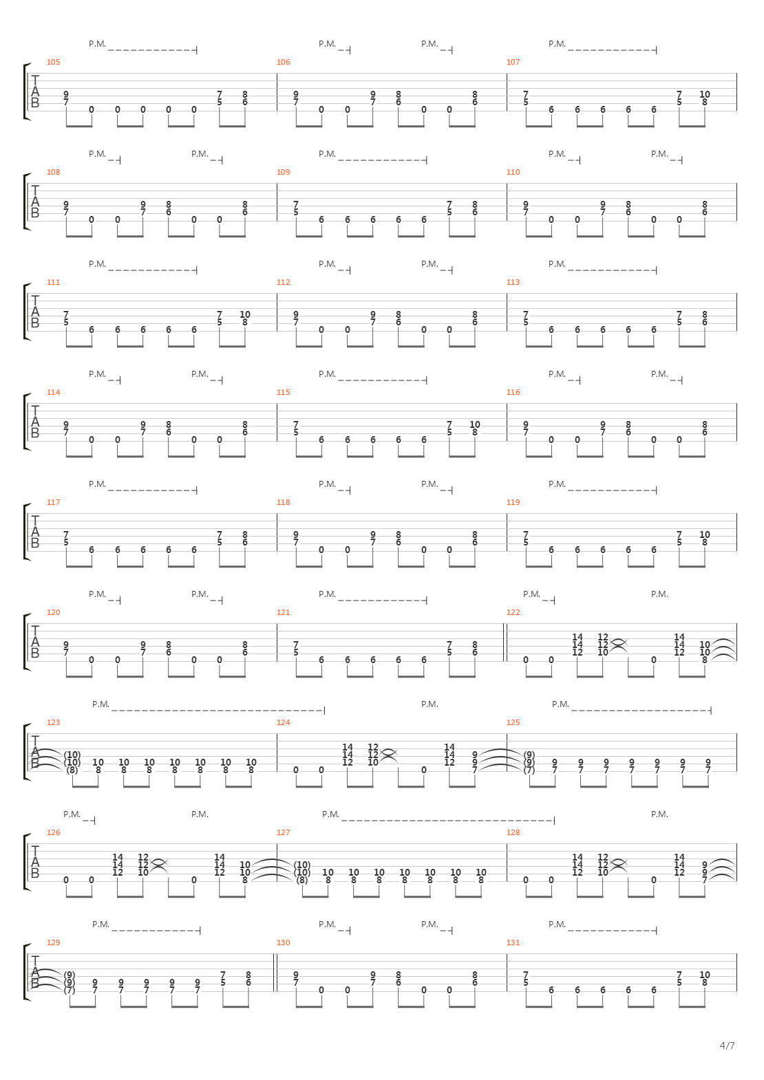 13吉他谱