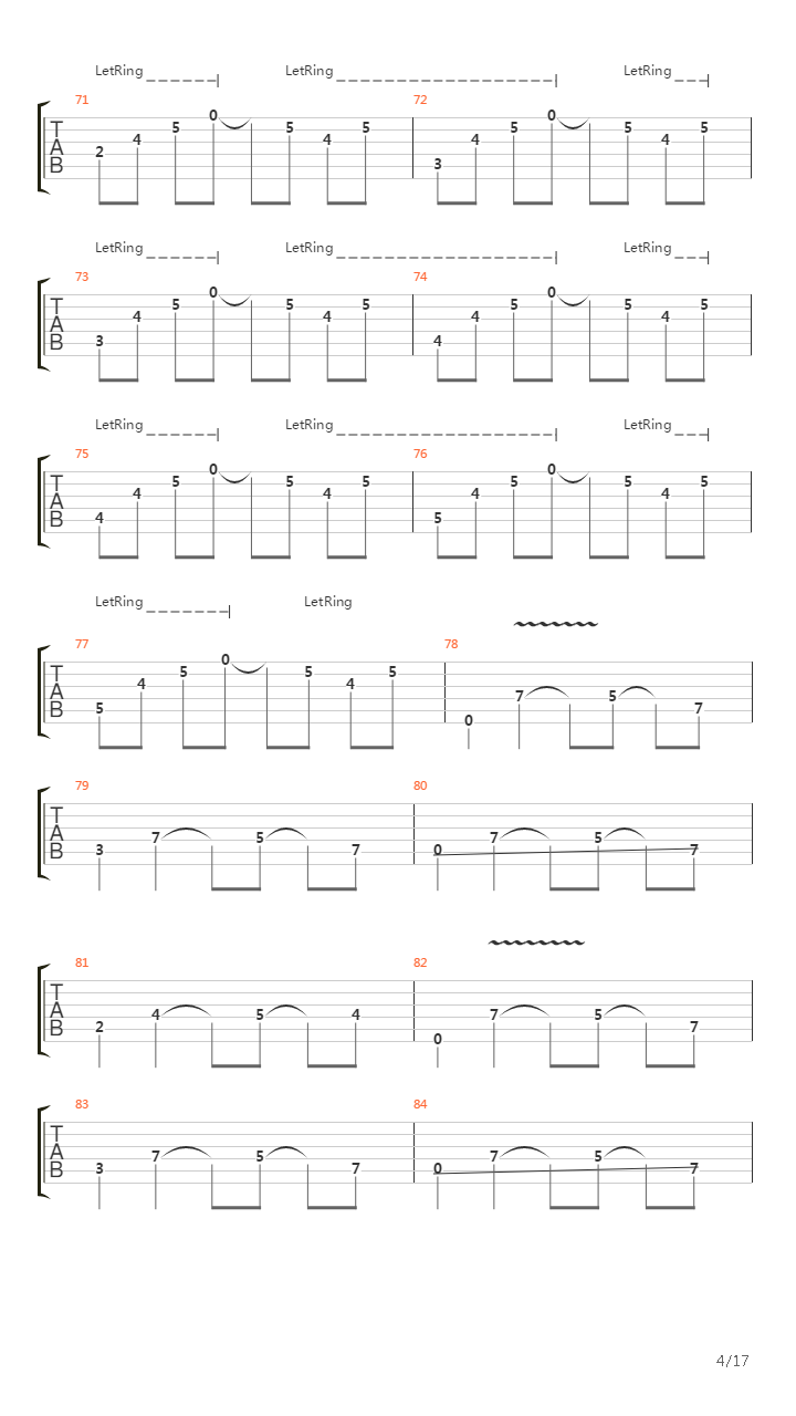 13吉他谱