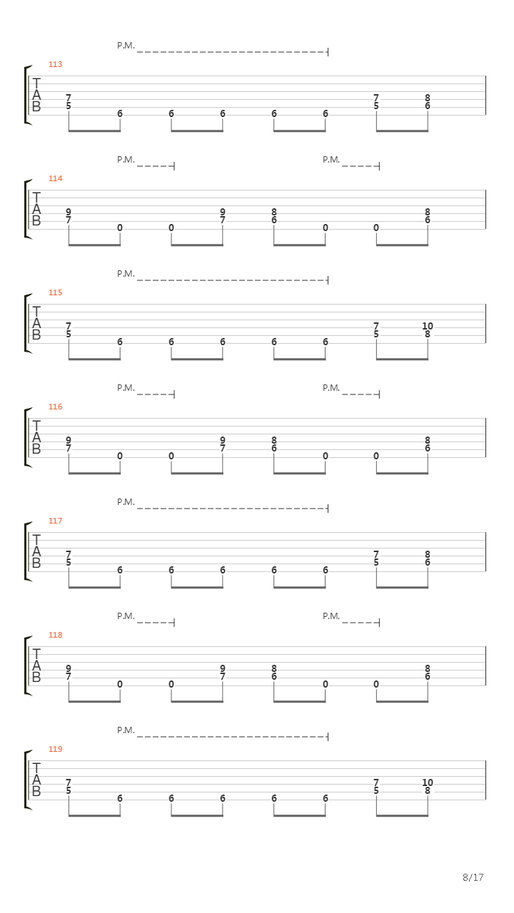 13吉他谱