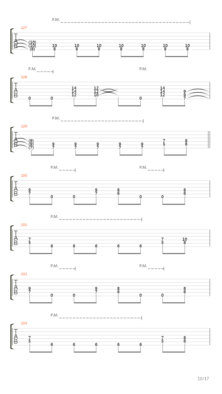 13吉他谱