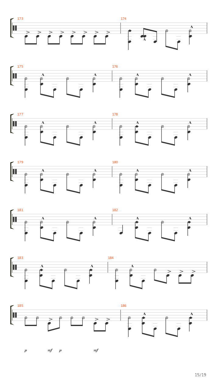 Fuel吉他谱