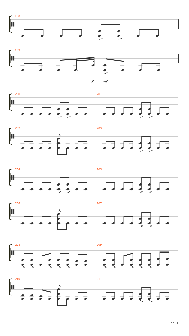 Fuel吉他谱