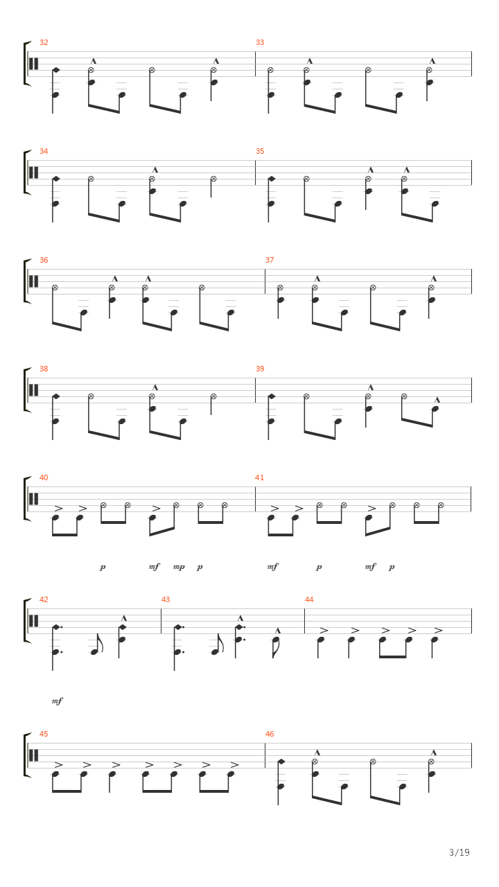 Fuel吉他谱