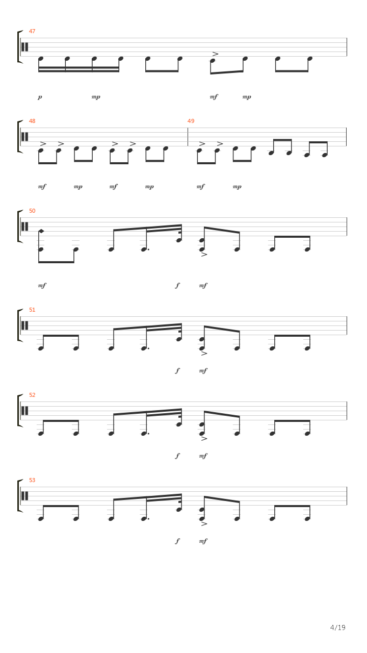 Fuel吉他谱