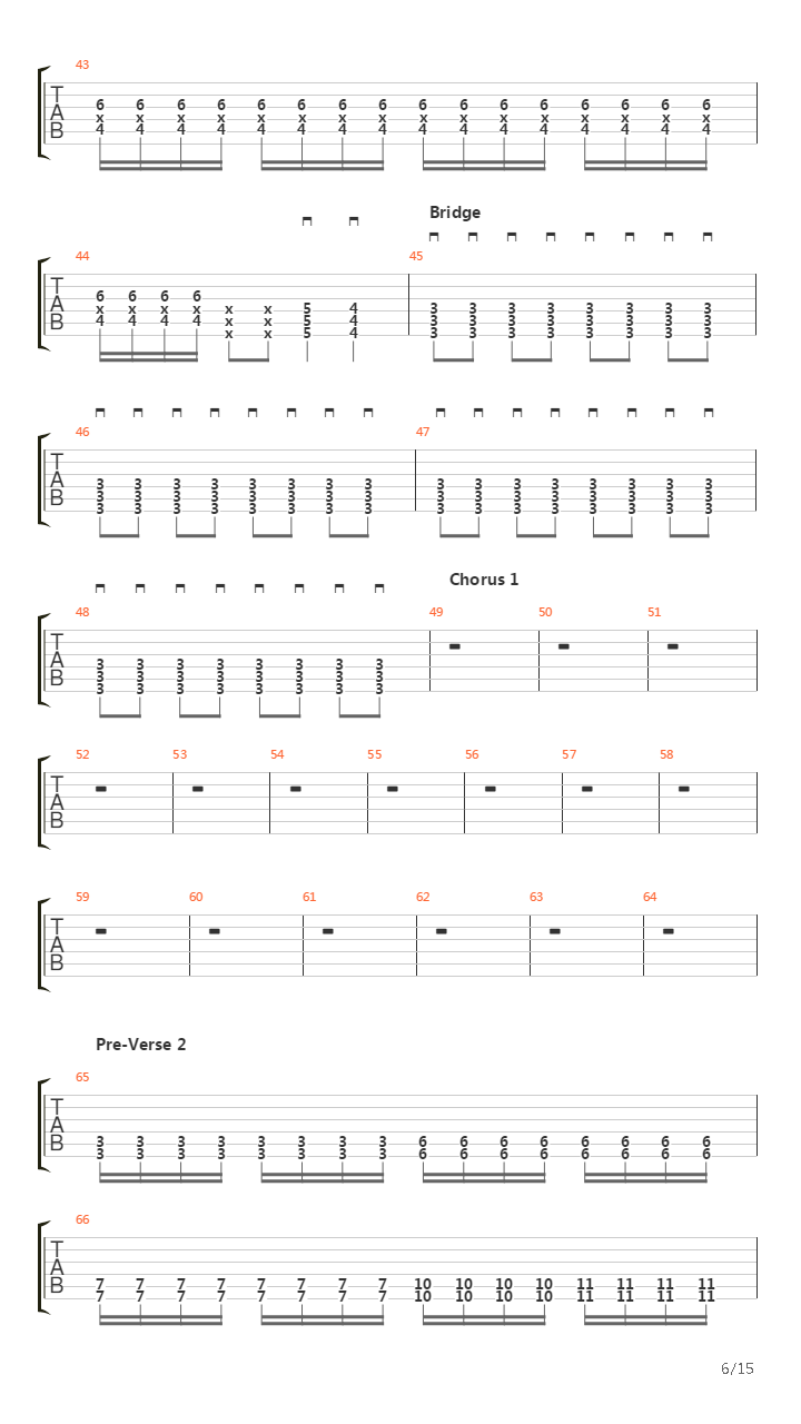 Stockholm Syndrome吉他谱