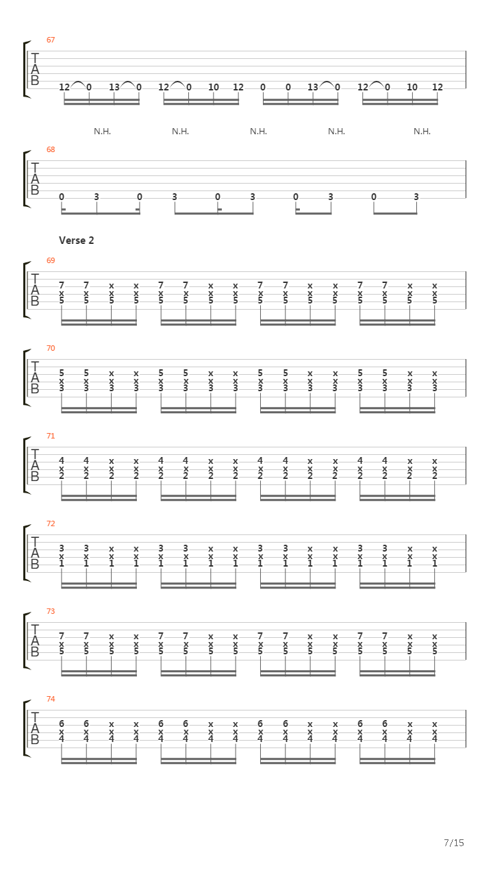 Stockholm Syndrome吉他谱