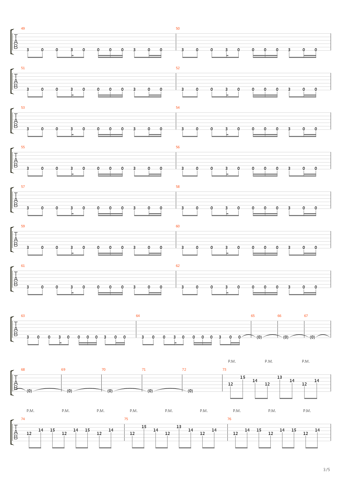 Run吉他谱