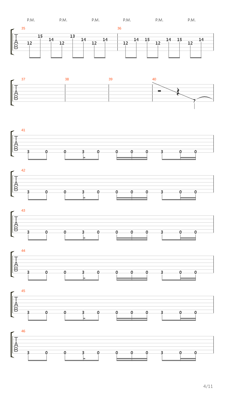 Run吉他谱