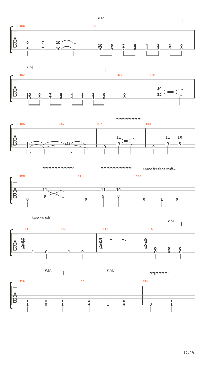 What Can Be Safely Written吉他谱