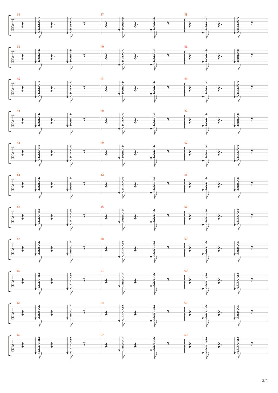 Auto吉他谱