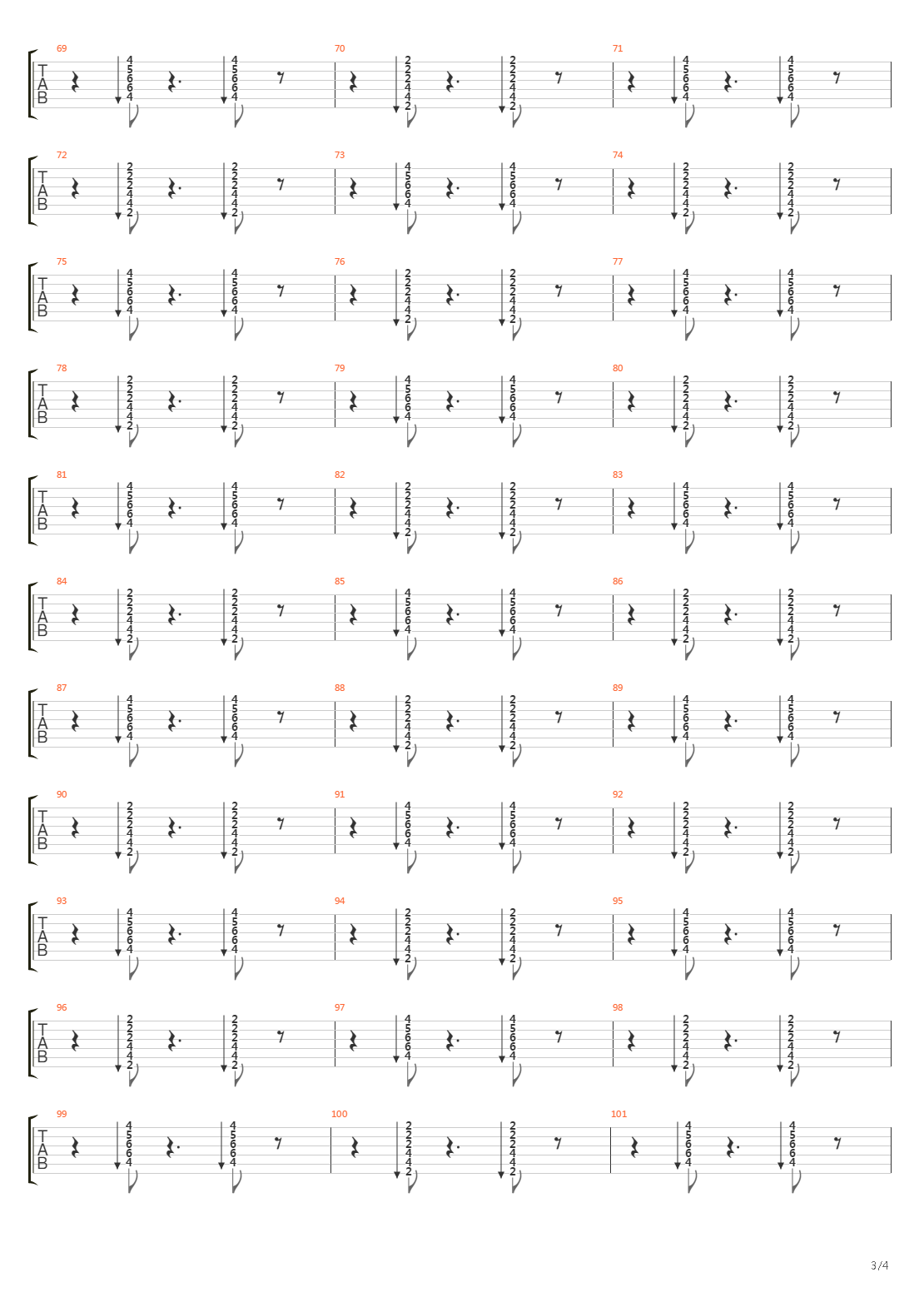 Auto吉他谱