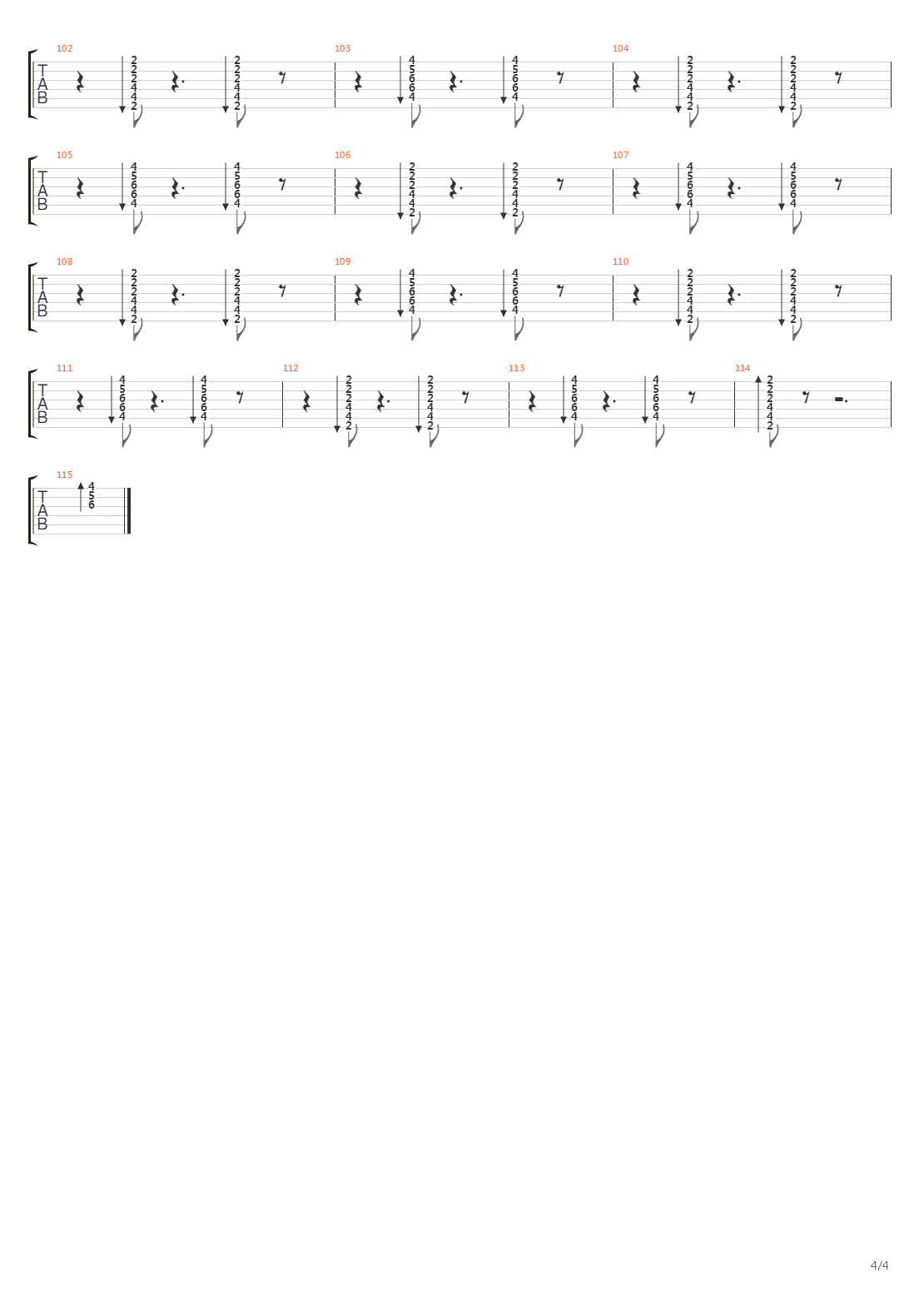 Auto吉他谱