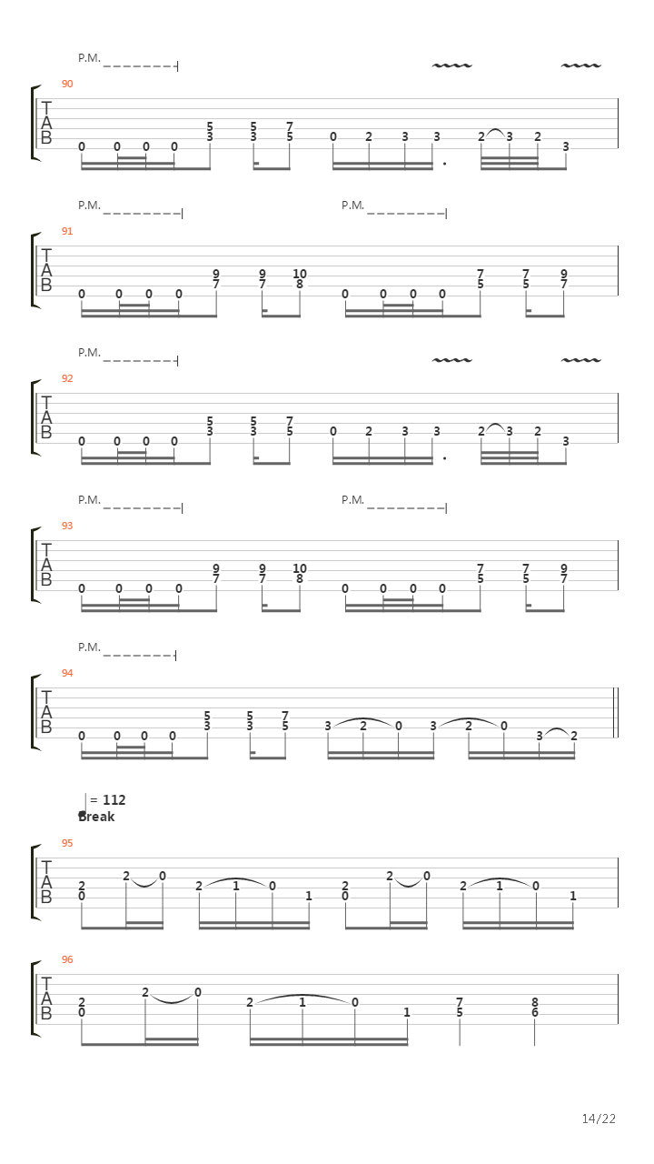 Contract In Blood吉他谱