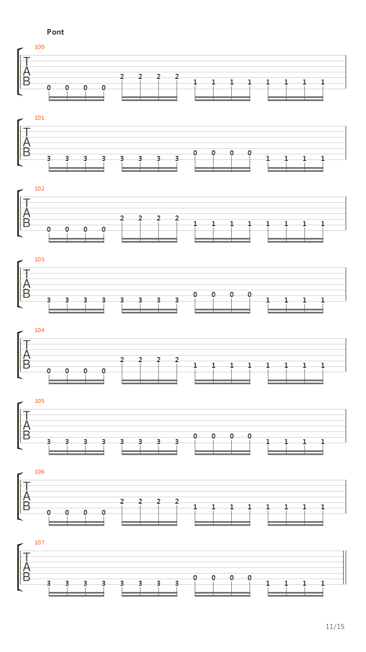 Tric吉他谱