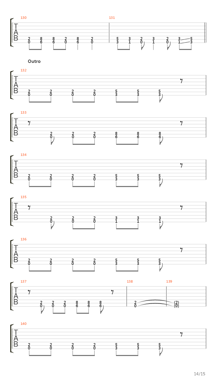 Tric吉他谱