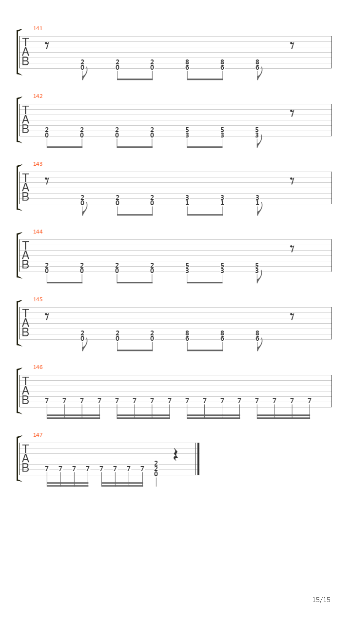 Tric吉他谱