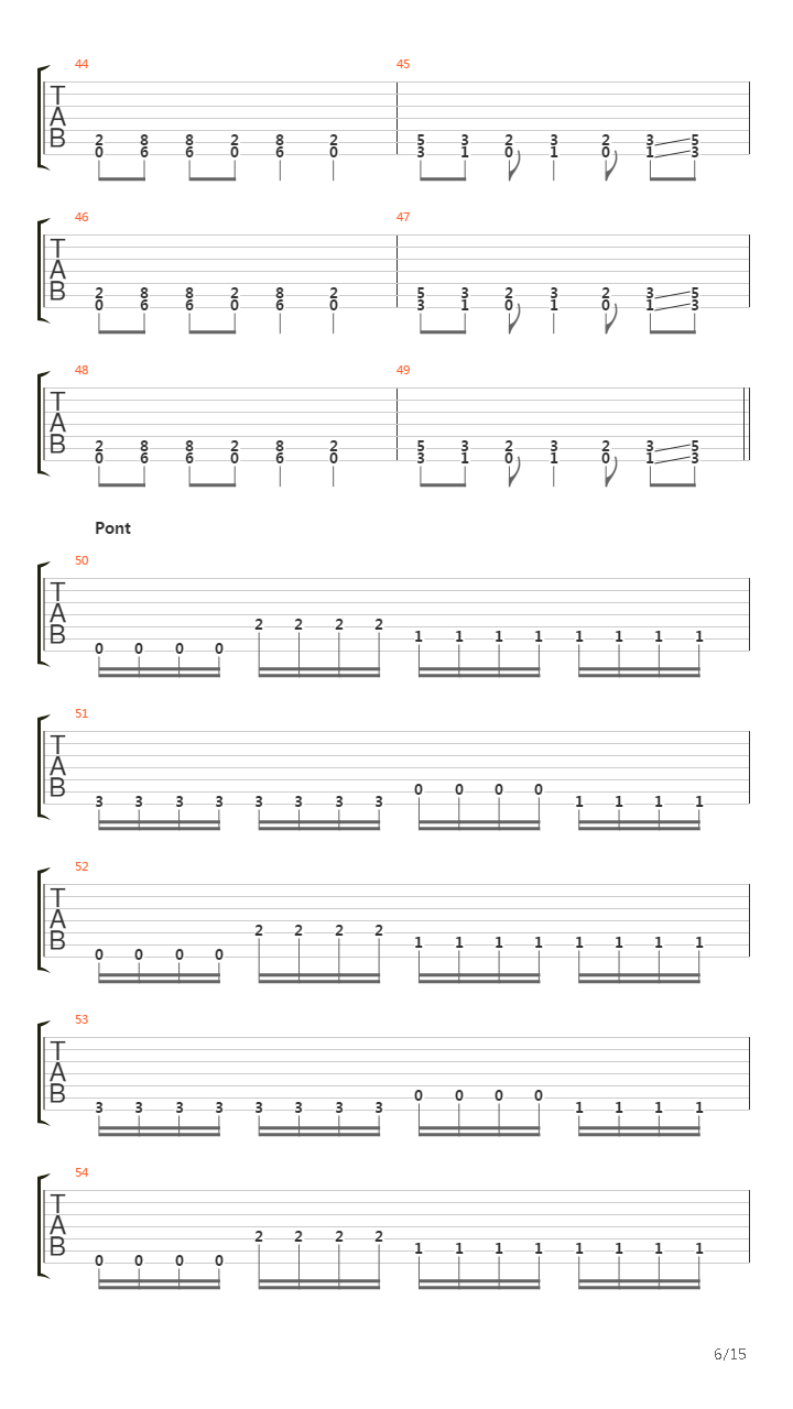 Tric吉他谱