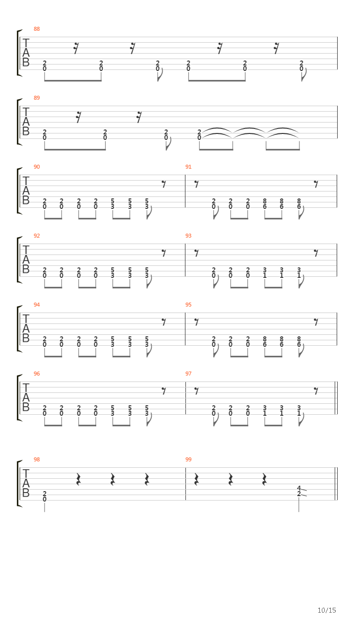 Tric吉他谱