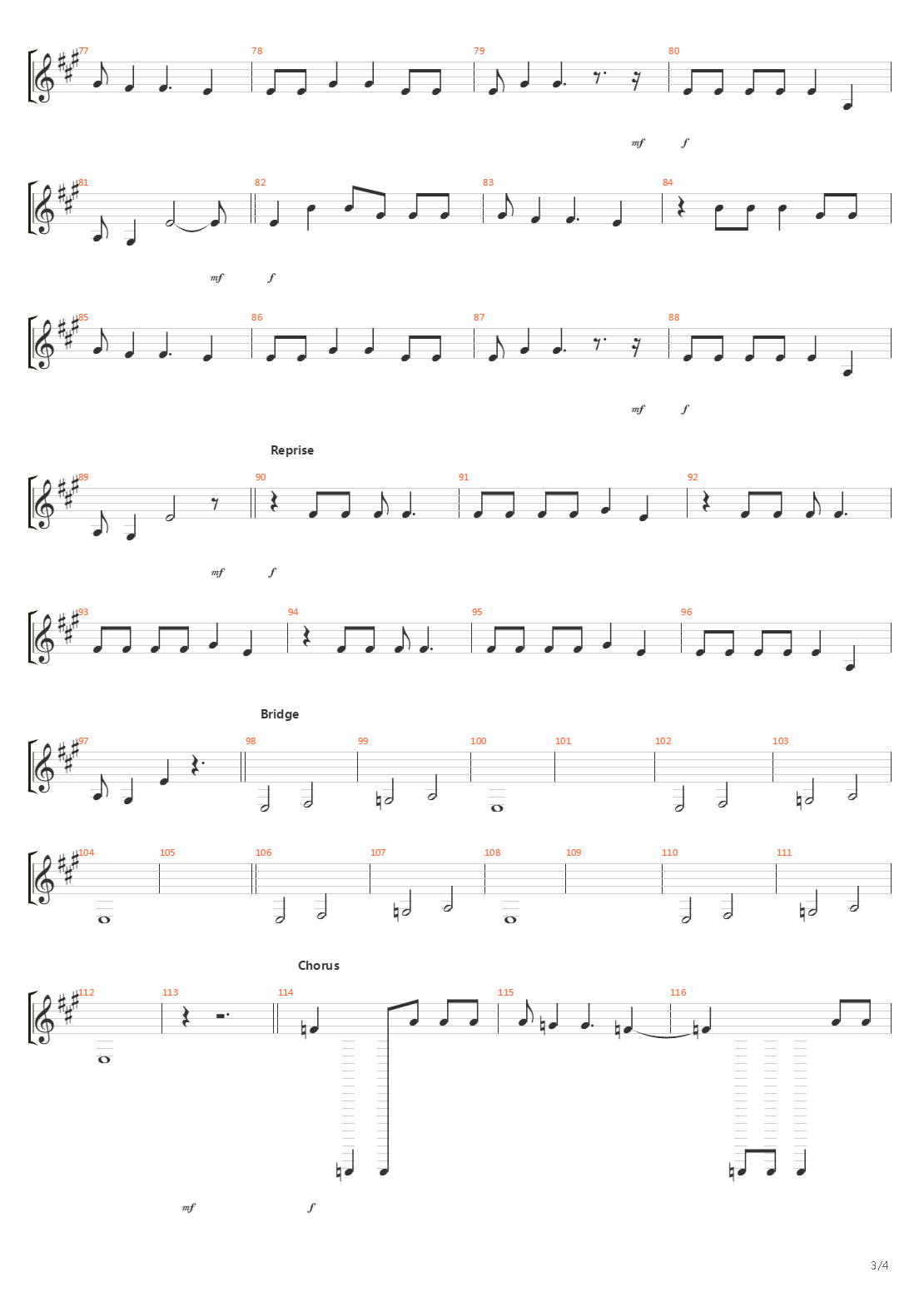 La Devotee吉他谱