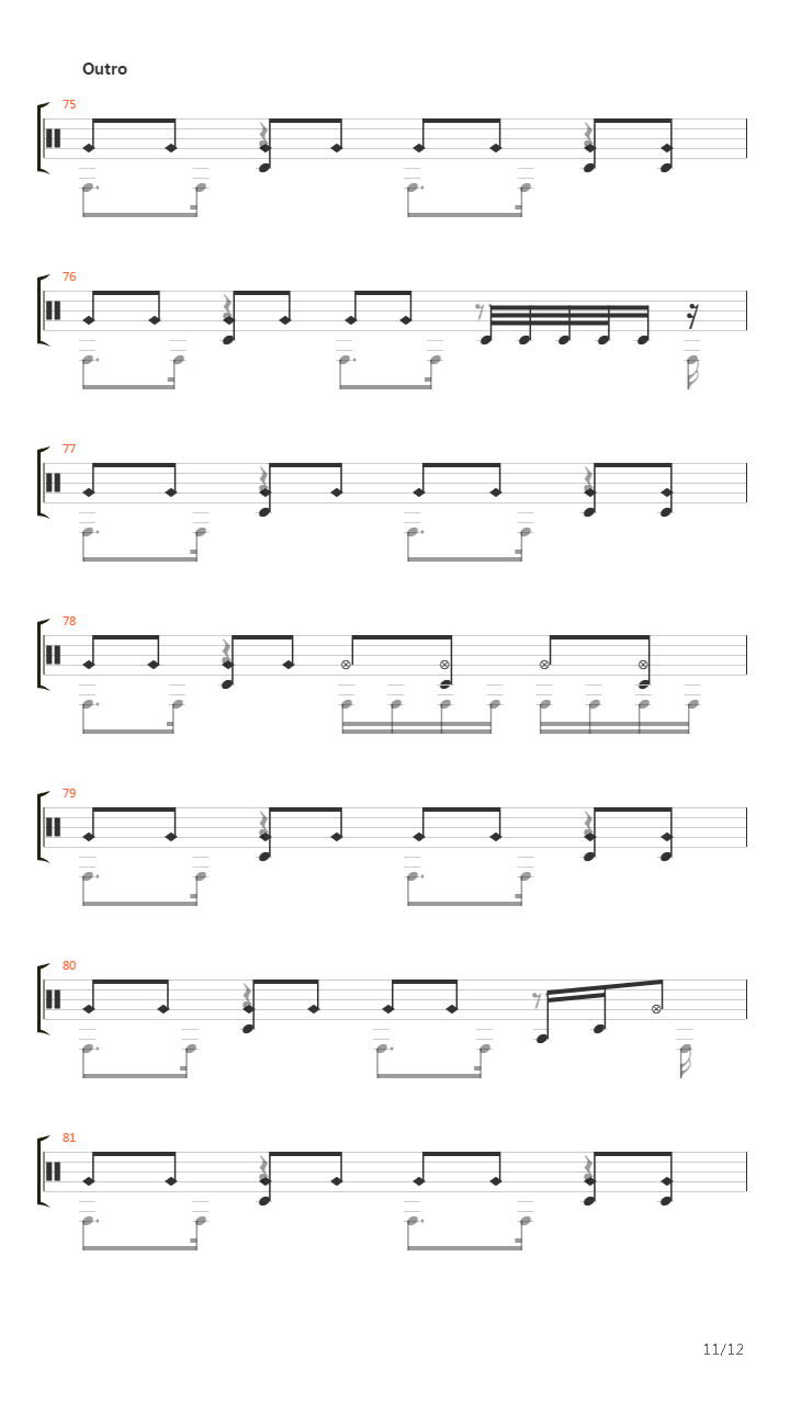 Decode吉他谱