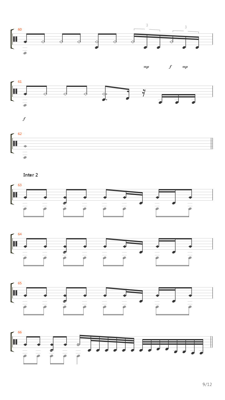 Decode吉他谱