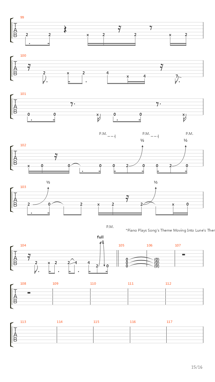 The Way The News Goes吉他谱