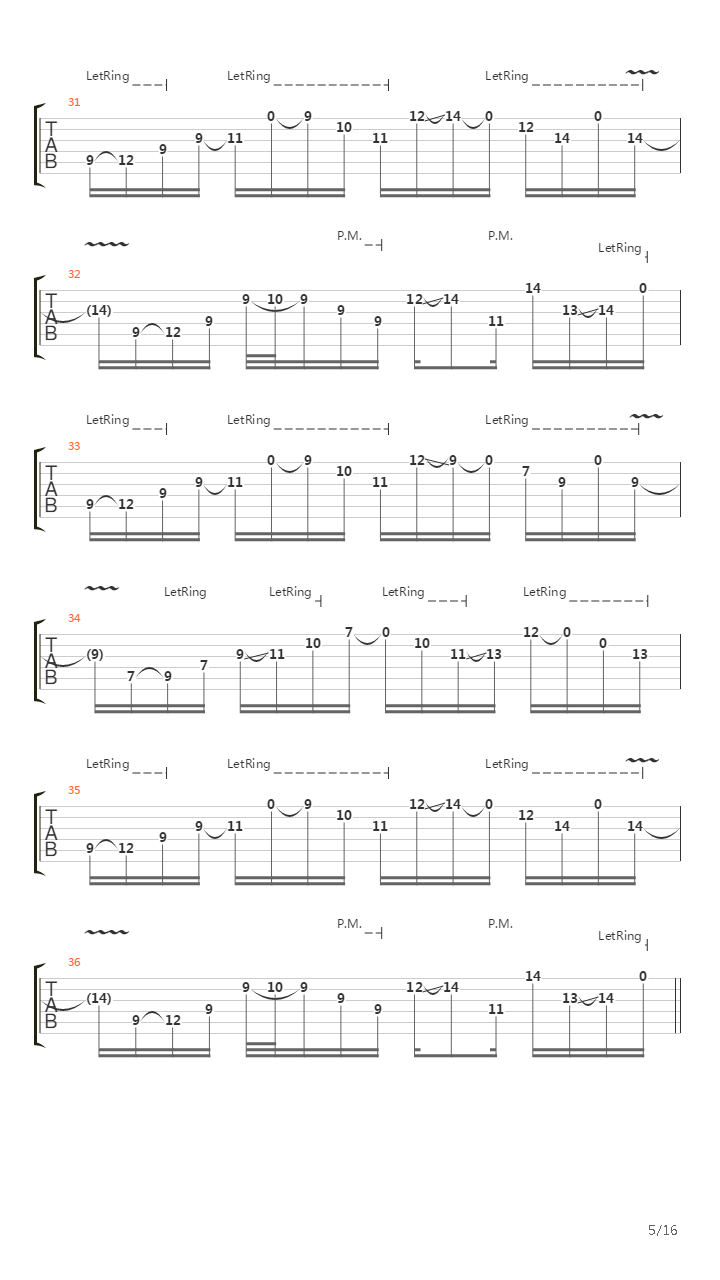 The Way The News Goes吉他谱