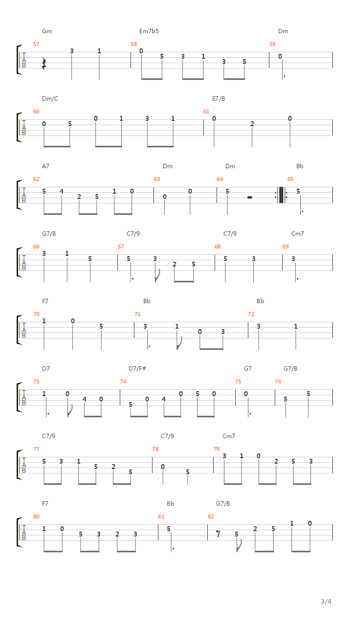 Tico吉他谱