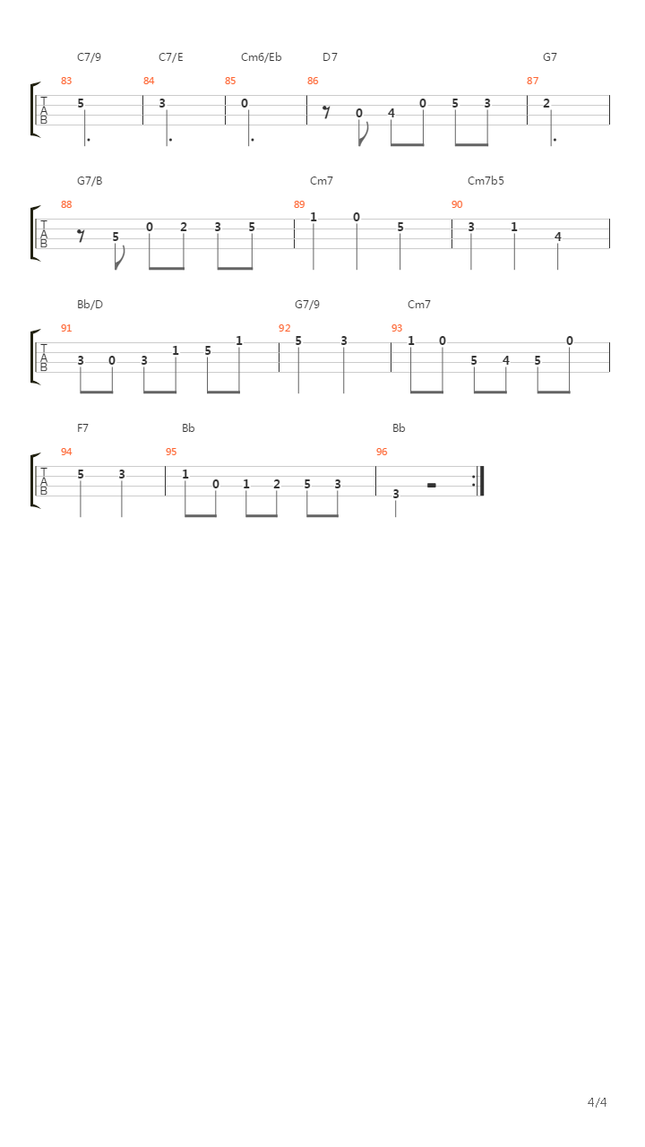 Tico吉他谱