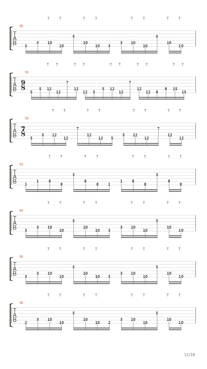 Away Plini吉他谱