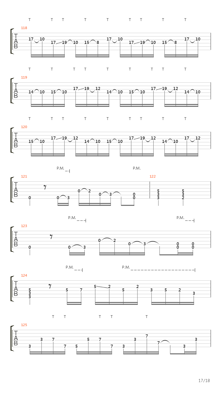 Away Plini吉他谱