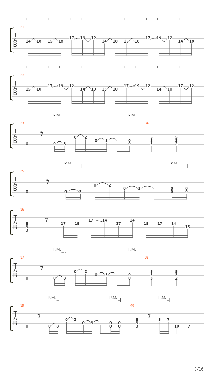 Away Plini吉他谱