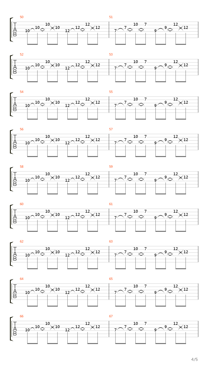 30000 Megatons吉他谱
