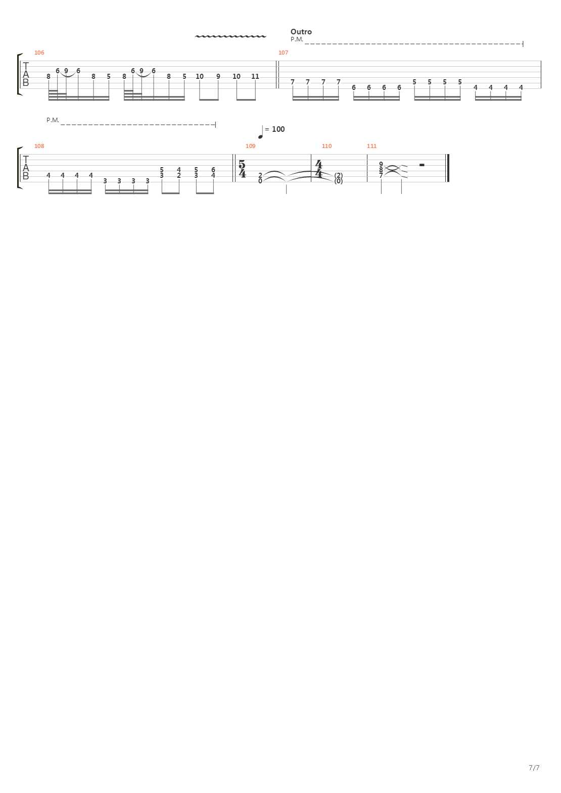 Terminator吉他谱