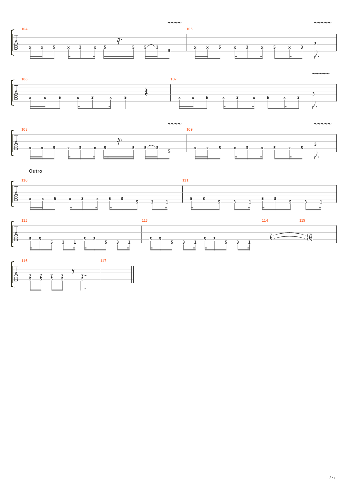 Captured City吉他谱