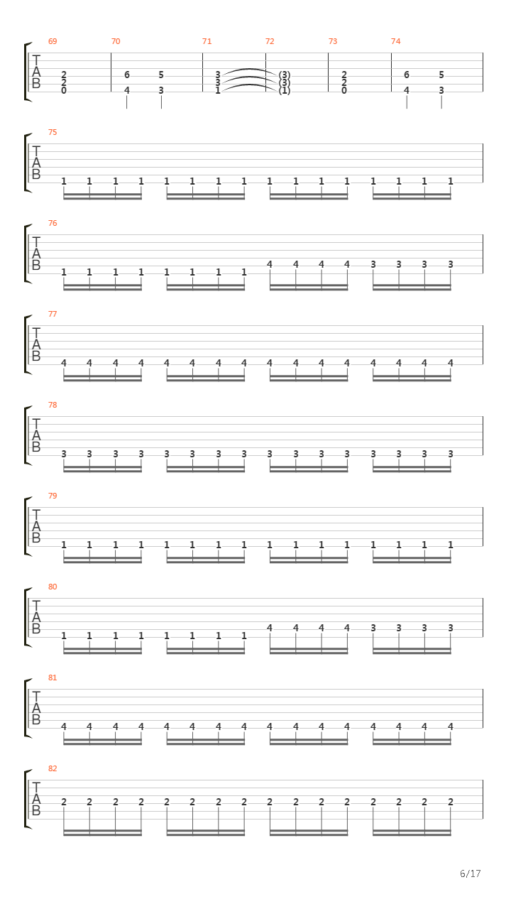 A Process Of Becoming吉他谱