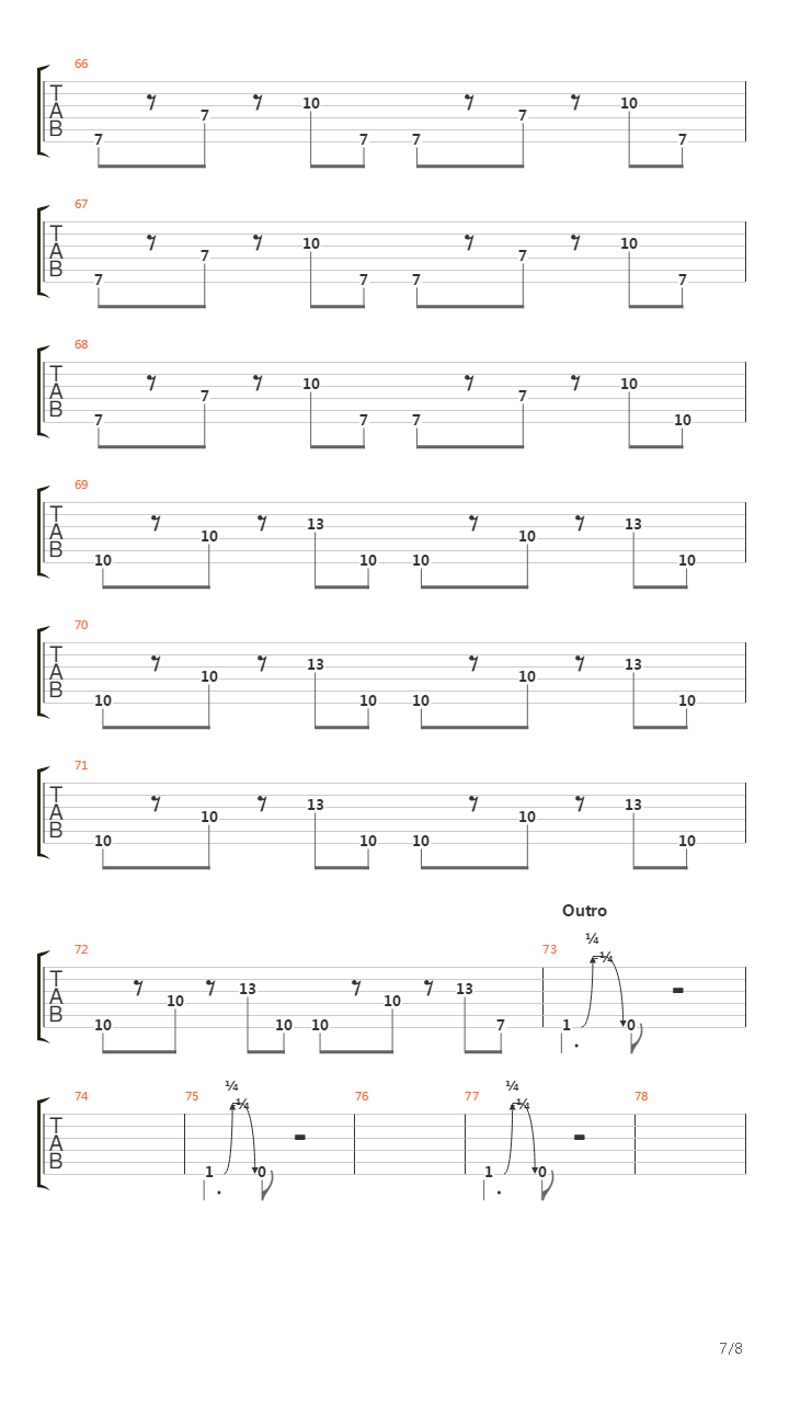 Marginal吉他谱